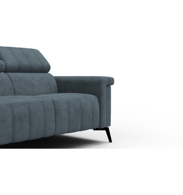 Sofa 2-Sitzer NORDEL, blaugrau