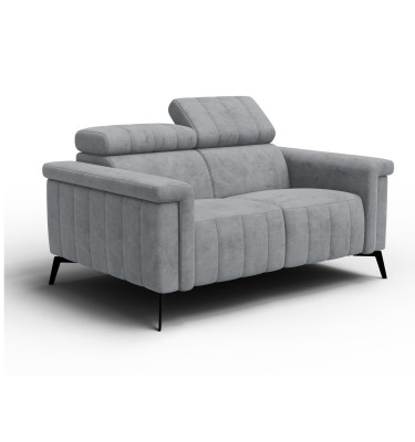Sofa 2-Sitzer NORDEL, grau