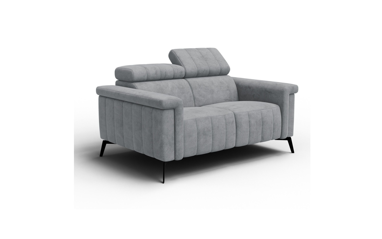 Sofa 2-Sitzer NORDEL, grau