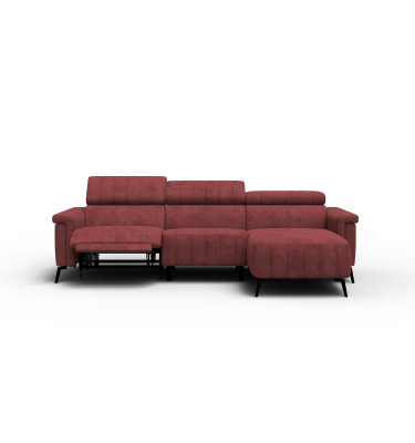 Ecksofa 4-Sitzer NORDEL, bordeaux