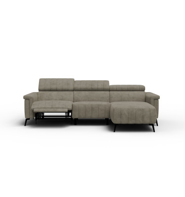 Ecksofa 4-Sitzer NORDEL, dunkles beige