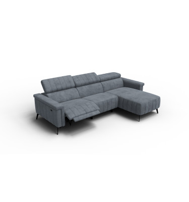 Ecksofa 4-Sitzer NORDEL, dunkelgrau