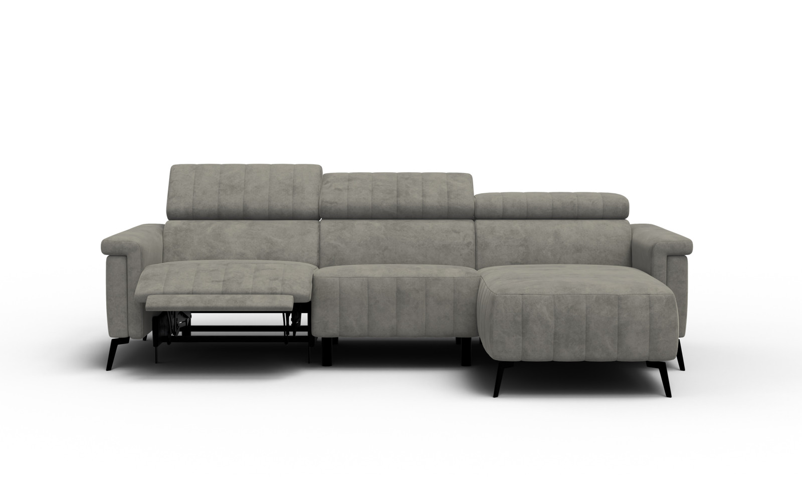 Ecksofa 4-Sitzer NORDEL, taupe