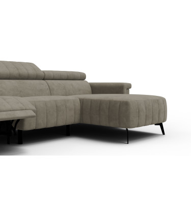 Ecksofa 4-Sitzer NORDEL, dunkles beige