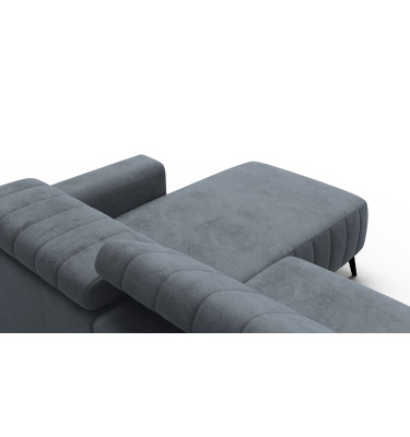 Ecksofa 4-Sitzer NORDEL, dunkelgrau