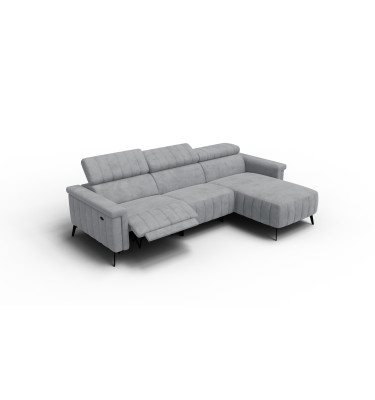 Ecksofa 4-Sitzer NORDEL, grau