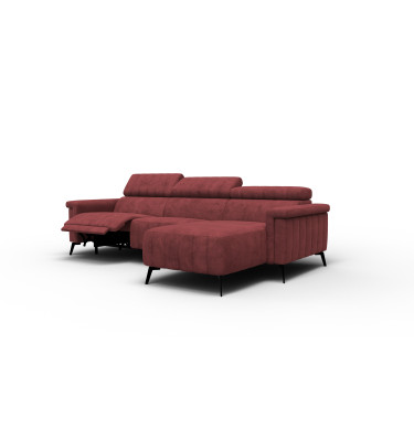 Ecksofa 4-Sitzer NORDEL, bordeaux