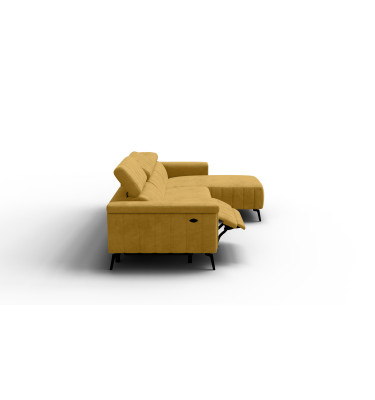 Ecksofa 4-Sitzer NORDEL, senfgelb