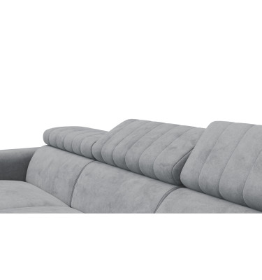 Ecksofa 4-Sitzer NORDEL, grau