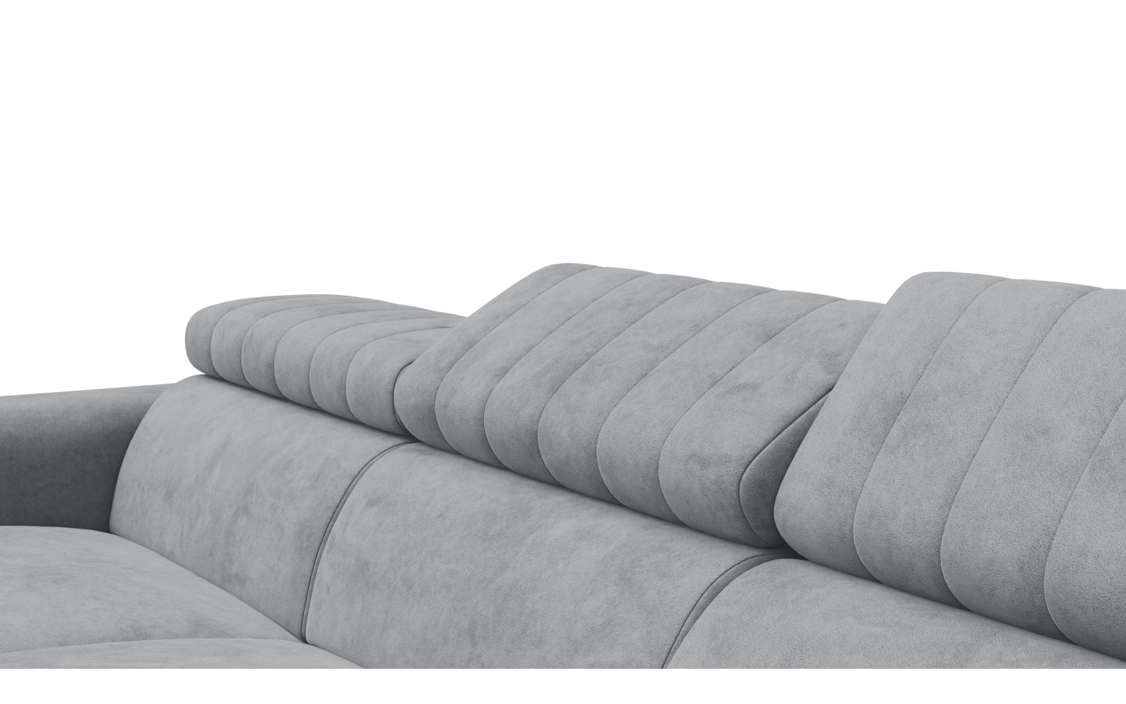Ecksofa 4-Sitzer NORDEL, grau
