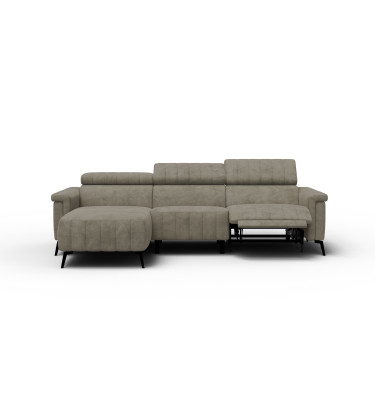 Ecksofa 4-Sitzer NORDEL, dunkles beige