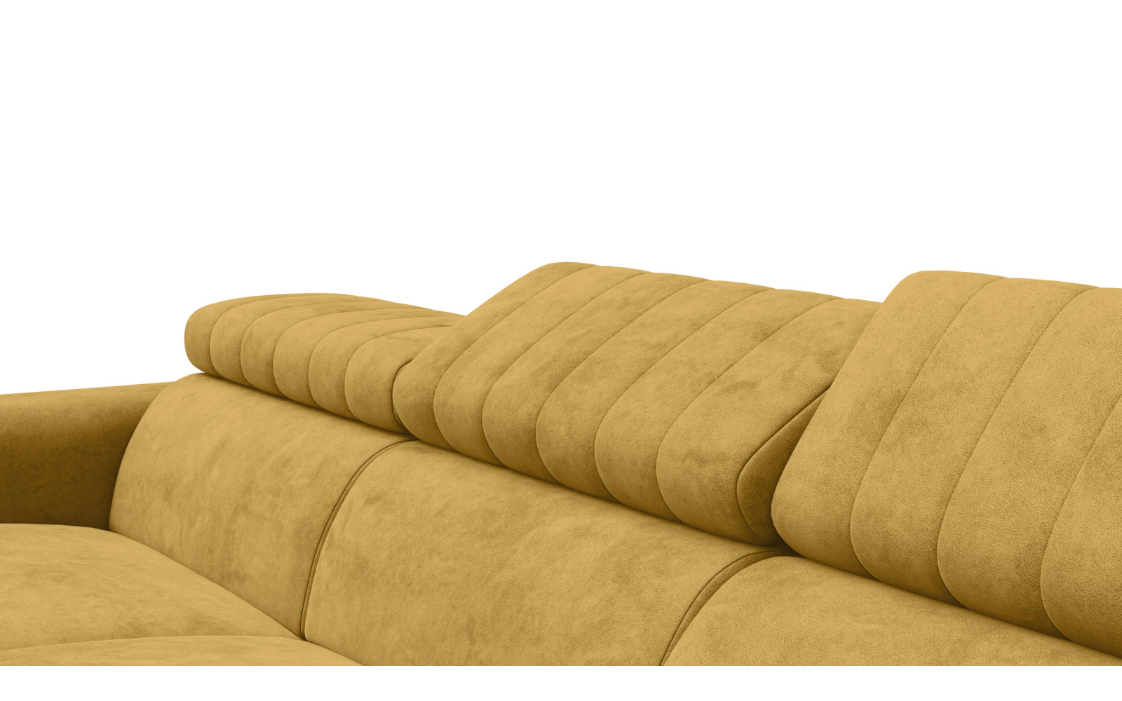 Ecksofa 4-Sitzer NORDEL, senfgelb