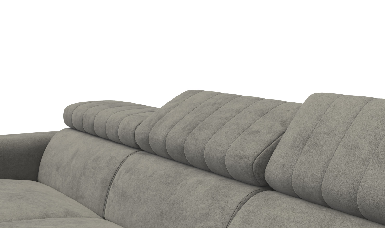 Ecksofa 4-Sitzer NORDEL, taupe