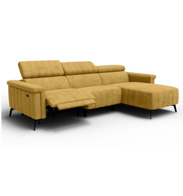 Ecksofa 4-Sitzer NORDEL, senfgelb