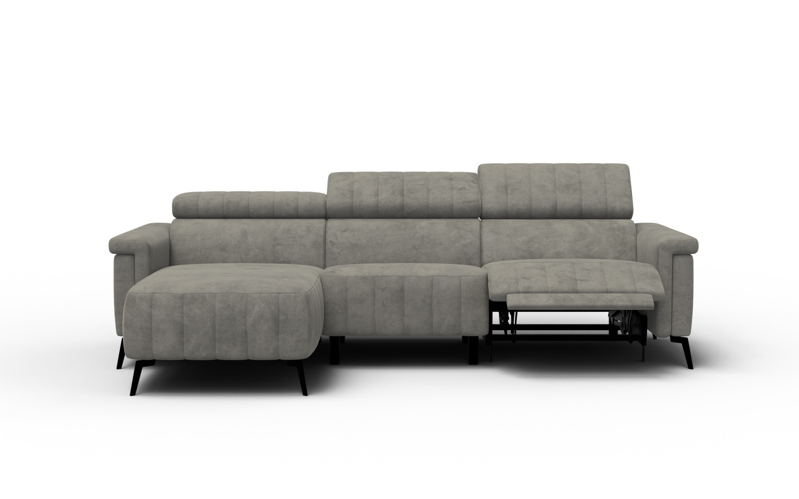 Ecksofa 4-Sitzer NORDEL, taupe