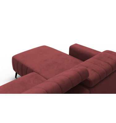 Ecksofa 4-Sitzer NORDEL, bordeaux