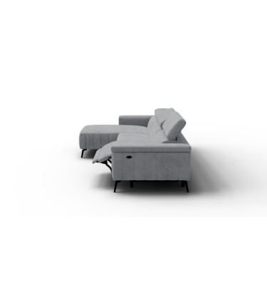 Ecksofa 4-Sitzer NORDEL, grau