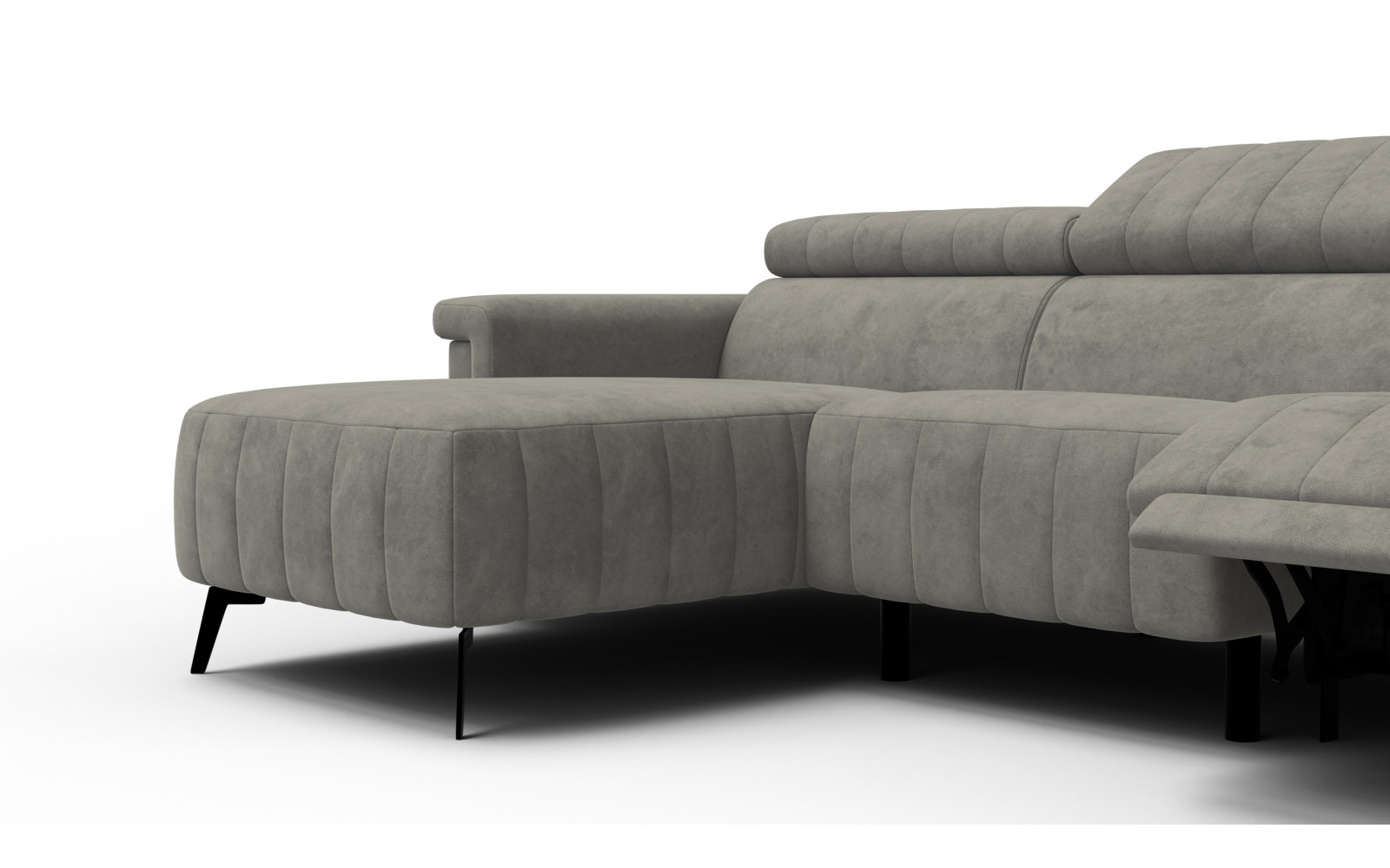 Ecksofa 4-Sitzer NORDEL, taupe