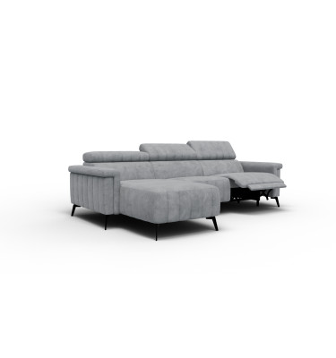 Ecksofa 4-Sitzer NORDEL, grau