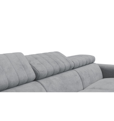 Ecksofa 4-Sitzer NORDEL, grau