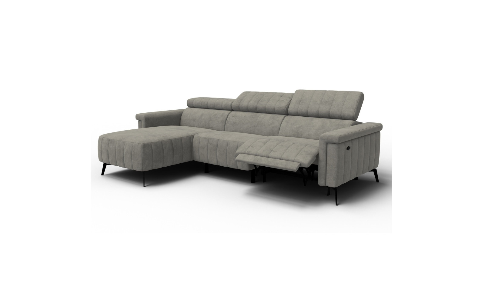 Ecksofa 4-Sitzer NORDEL, taupe