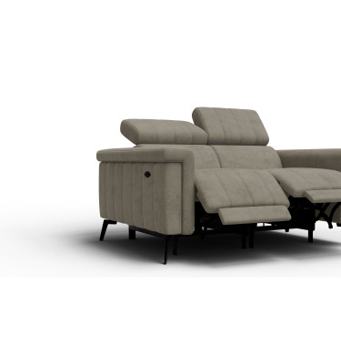 Relaxsofa 2-Sitzer NORDEL, dunkles beige