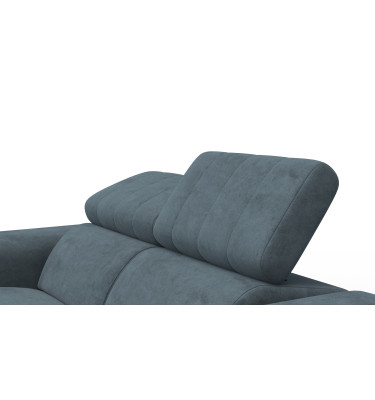 Relaxsofa 2-Sitzer NORDEL, blaugrau