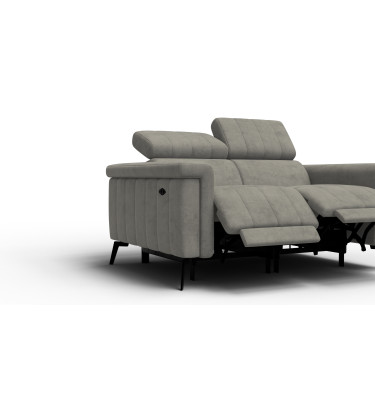 Relaxsofa 2-Sitzer NORDEL, taupe