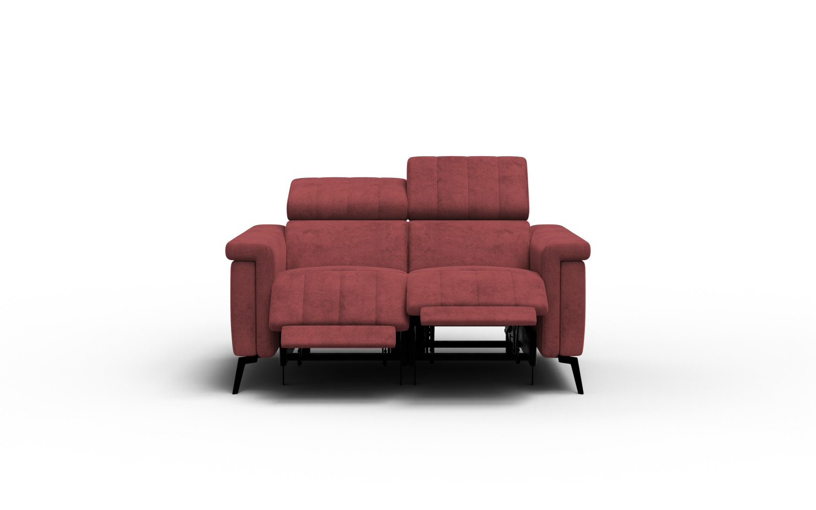 Relaxsofa 2-Sitzer NORDEL, bordeaux