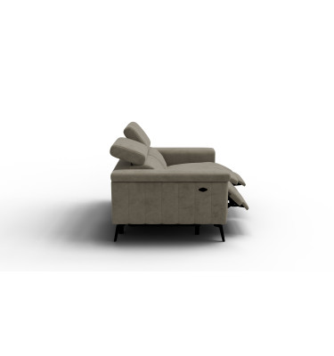 Relaxsofa 2-Sitzer NORDEL, dunkles beige