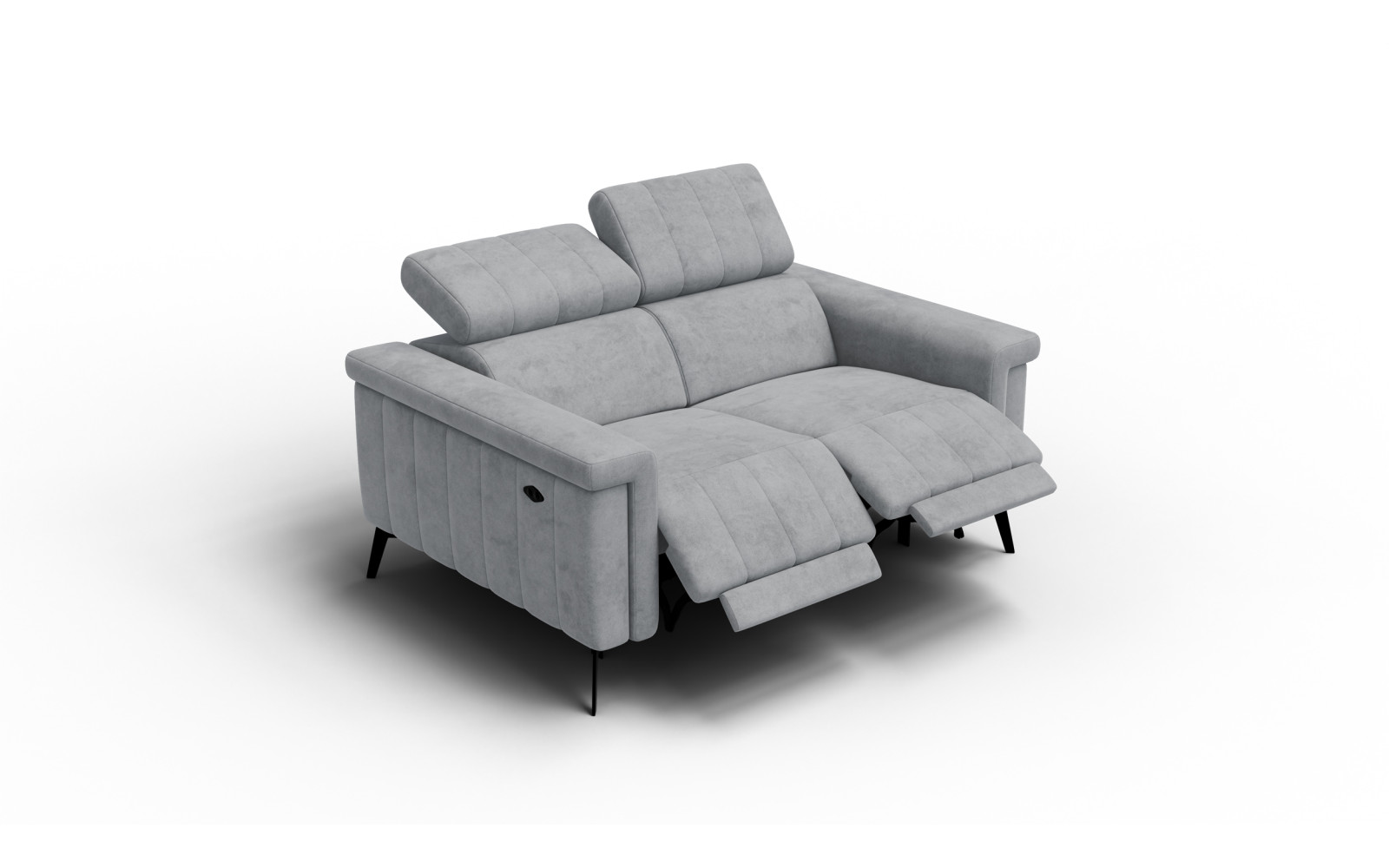 Relaxsofa 2-Sitzer NORDEL, grau