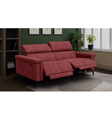 Relaxsofa 3-Sitzer NORDEL, bordeaux
