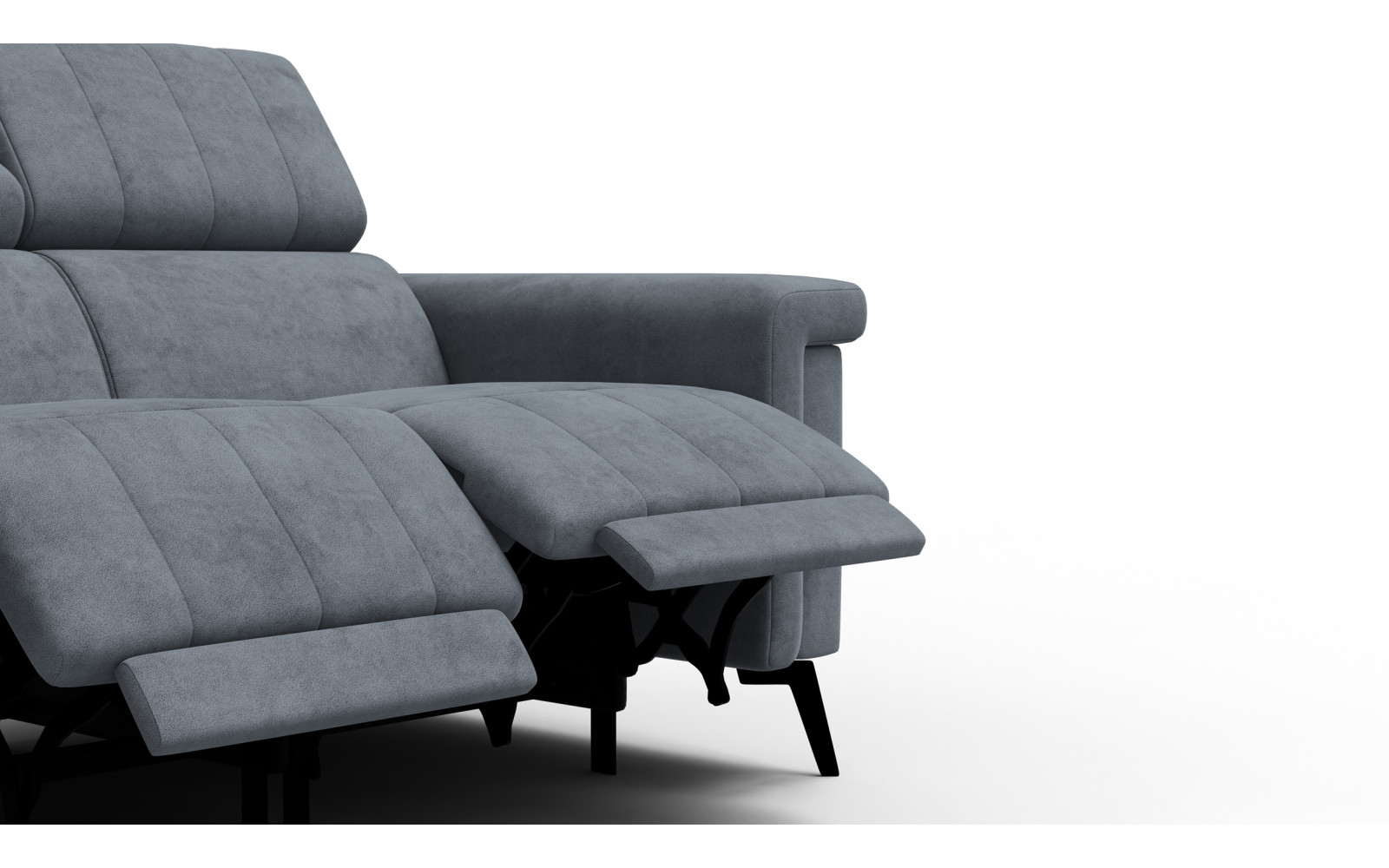 Relaxsofa 2-Sitzer NORDEL, dunkelgrau