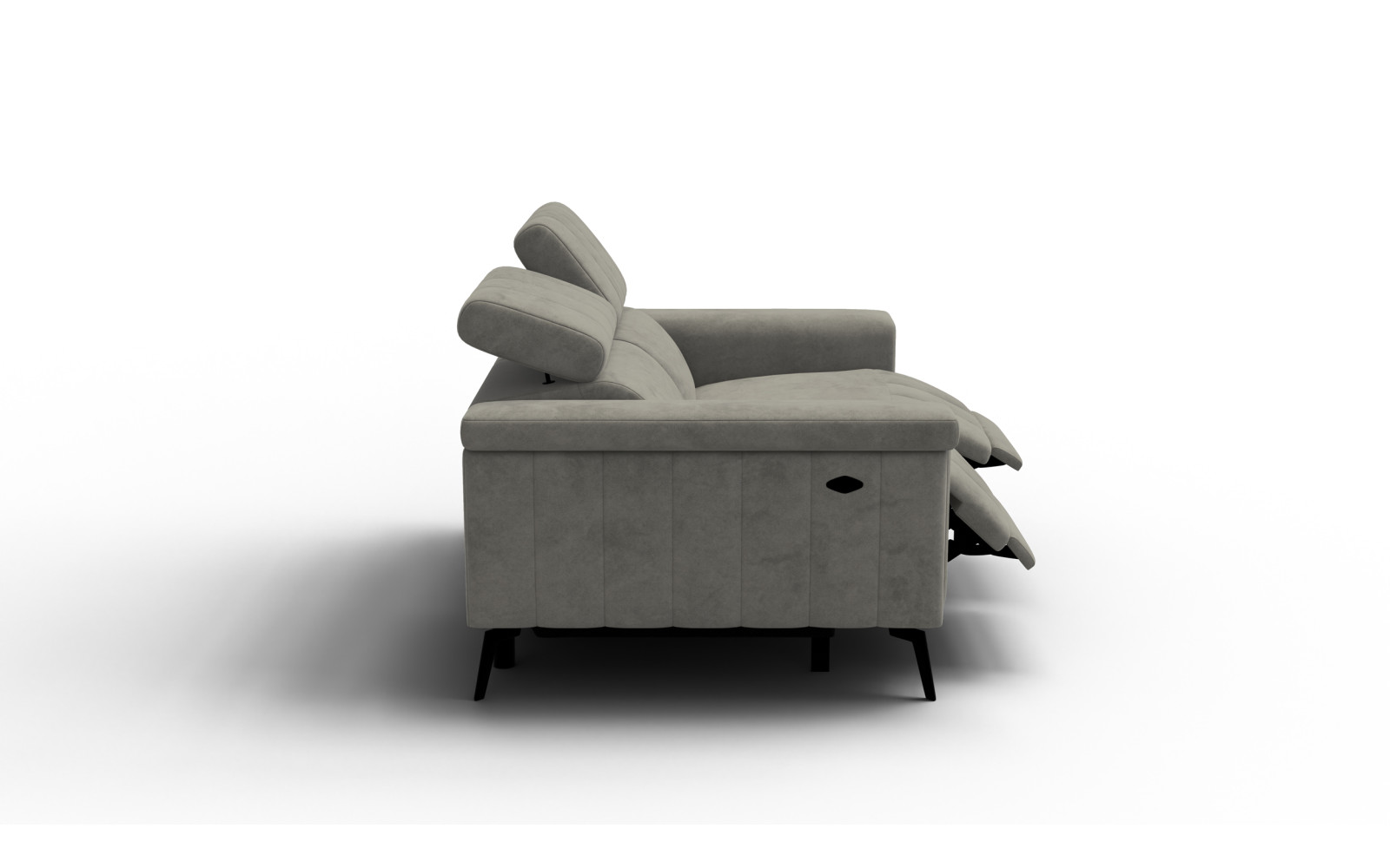Relaxsofa 2-Sitzer NORDEL, taupe