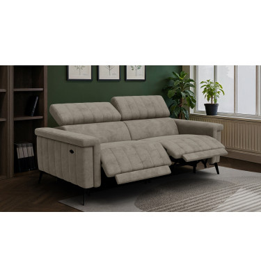 Relaxsofa 3-Sitzer NORDEL, dunkles beige