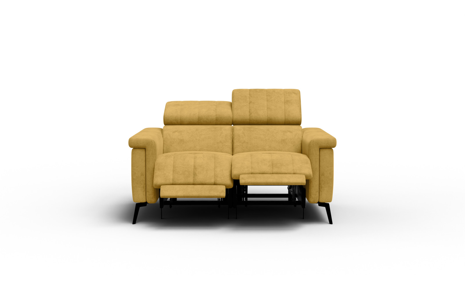 Relaxsofa 2-Sitzer NORDEL, senfgelb
