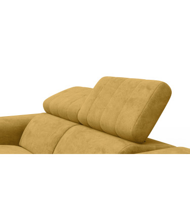 Relaxsofa 2-Sitzer NORDEL, senfgelb