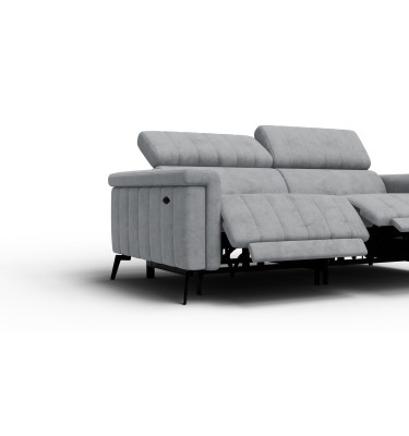 Relaxsofa 3-Sitzer NORDEL, grau