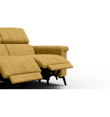 Relaxsofa 2-Sitzer NORDEL, senfgelb