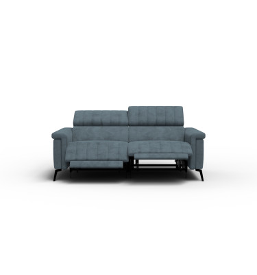 Relaxsofa 3-Sitzer NORDEL, blaugrau