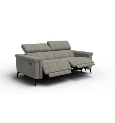 Relaxsofa 3-Sitzer NORDEL, taupe