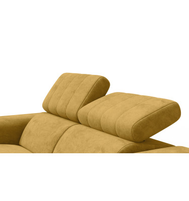 Relaxsofa 2-Sitzer NORDEL, senfgelb