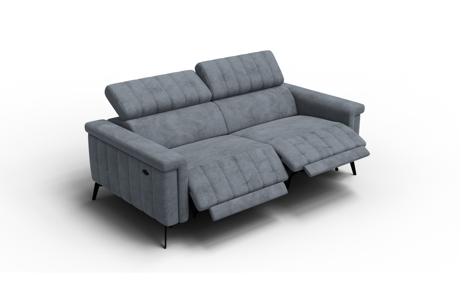 Relaxsofa 3-Sitzer NORDEL, dunkelgrau