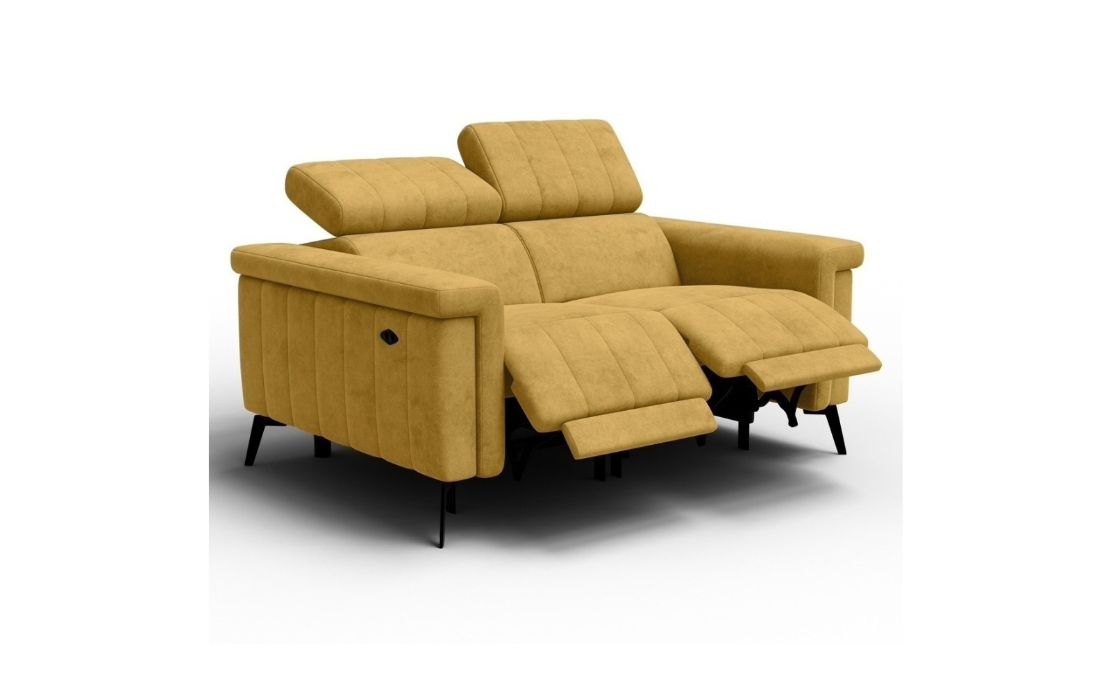 Relaxsofa 2-Sitzer NORDEL, senfgelb
