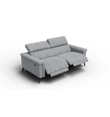 Relaxsofa 3-Sitzer NORDEL, grau