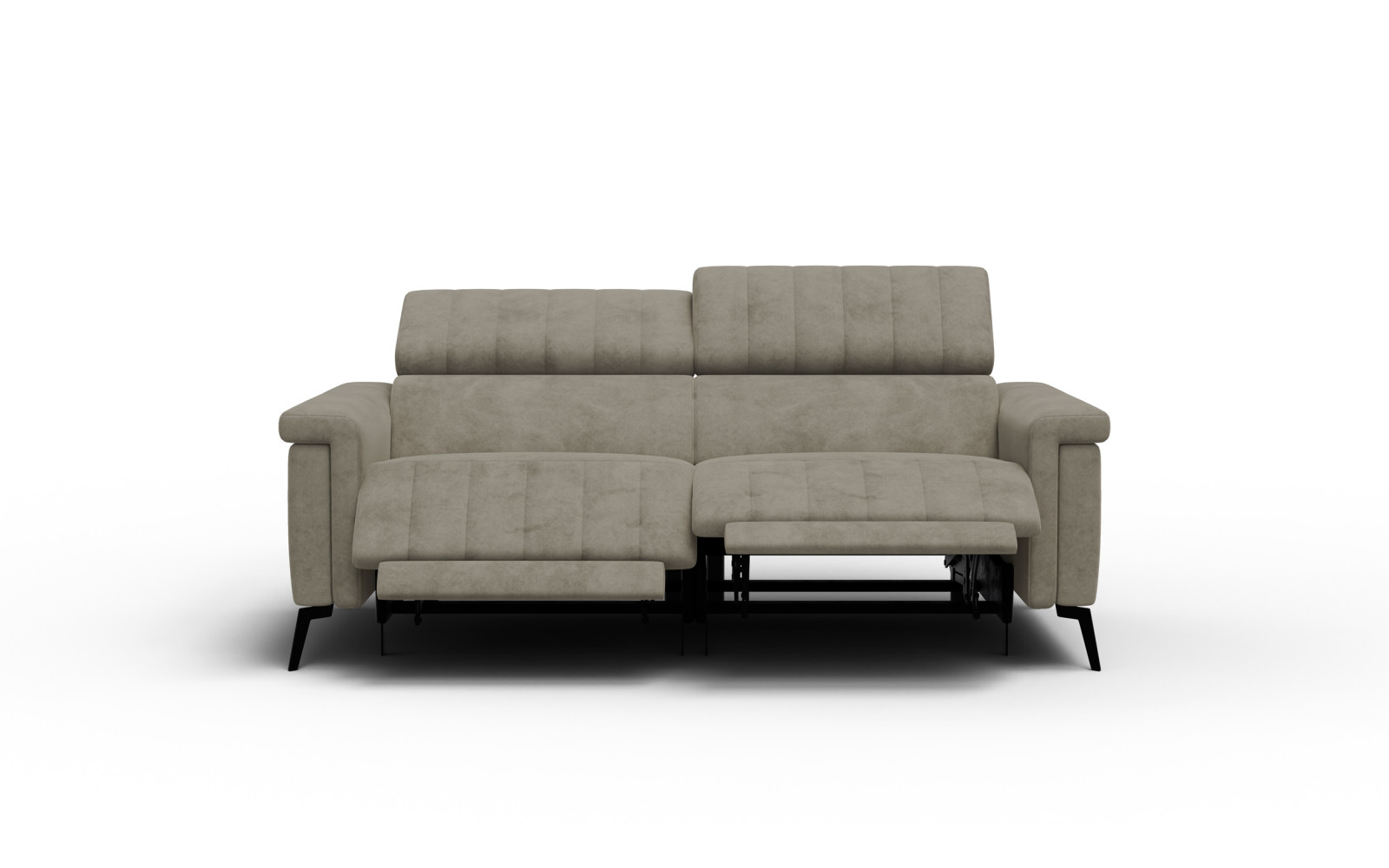 Relaxsofa 3-Sitzer NORDEL, dunkles beige