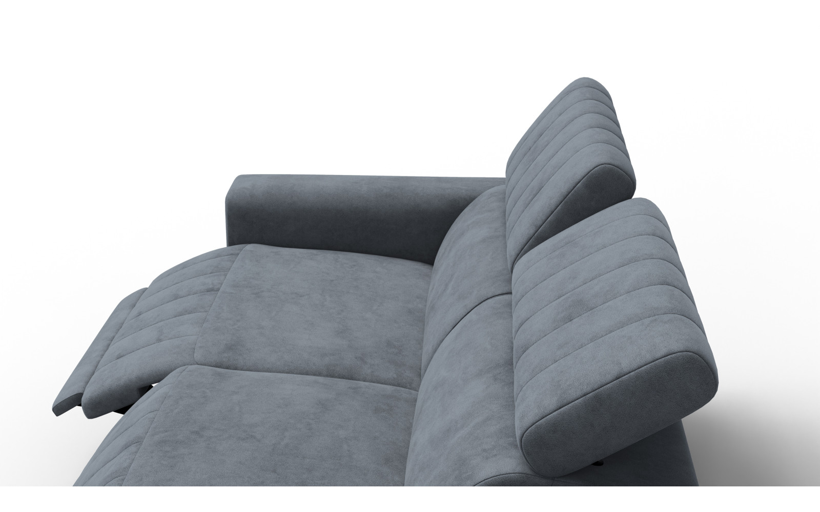 Relaxsofa 3-Sitzer NORDEL, dunkelgrau