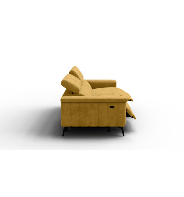 Relaxsofa 3-Sitzer NORDEL, senfgelb