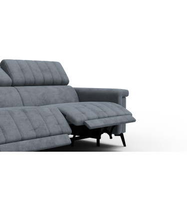 Relaxsofa 3-Sitzer NORDEL, dunkelgrau