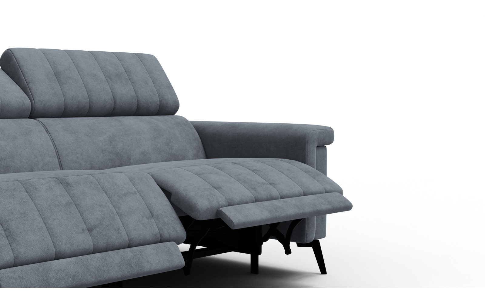 Relaxsofa 3-Sitzer NORDEL, dunkelgrau